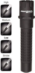 Bayco - LED Bulb, Industrial/Tactical Flashlight - Black Polycarbonate Body, CR123 Batteries - Exact Industrial Supply