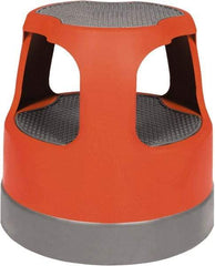 Cramer - 14-1/2" High, Red Scooter Stool - High Density Plastic, 300 Lb Capacity, Type IA Industry Rating - Exact Industrial Supply