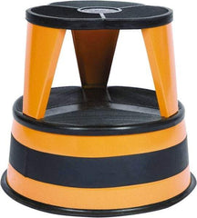 Cramer - 14-1/2" High, Orange Step Stool - Steel, 350 Lb Capacity, Type 1AA Industry Rating - Exact Industrial Supply