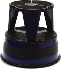 Cramer - 14-1/2" High, Navy Step Stool - Steel, 350 Lb Capacity, Type 1AA Industry Rating - Exact Industrial Supply