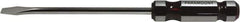 Paramount - 415mm OAL Standard Slotted Screwdriver - 300mm Blade Length, Round Shank, Acetate Handle - Exact Industrial Supply