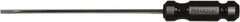 Paramount - 395mm OAL Cabinet Slotted Screwdriver - 300mm Blade Length, Round Shank, Acetate Handle - Exact Industrial Supply