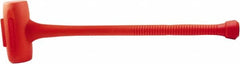 Paramount - 128 oz Head 2-3/4" Face Diam Polyurethane Soft Face Dead Blow Sledge Hammer - Exact Industrial Supply