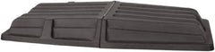 Wesco Industrial Products - 61" Long x 28-3/8" Wide x 7-1/2" High, Black Plastic Tilt Truck Lid - Use with Wesco 272575, 272576, 272577, 272578, 272579, 272580 - Exact Industrial Supply