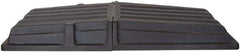 Wesco Industrial Products - 71-1/2" Long x 33-1/8" Wide x 7-1/4" High, Black Plastic Tilt Truck Lid - Use with Wesco 272581, 272582, 272583, 272584, 272585 - Exact Industrial Supply