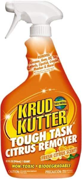 Krud Kutter - 32 oz Spray Bottle Cleaner/Degreaser - Liquid, Biodegradable, Citrus - Exact Industrial Supply