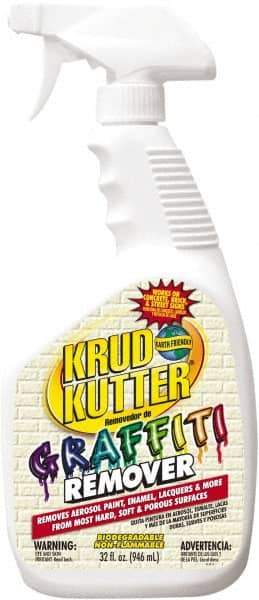 Krud Kutter - 32 oz Spray Bottle Graffiti/Vandal Mark Remover - VOC Content g/L 614, Removes Graffiti - Exact Industrial Supply