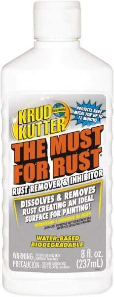 Krud Kutter - 8 oz Bottle Rust Remover - VOC Content g/L 45, Removes Rust Deposits - Exact Industrial Supply