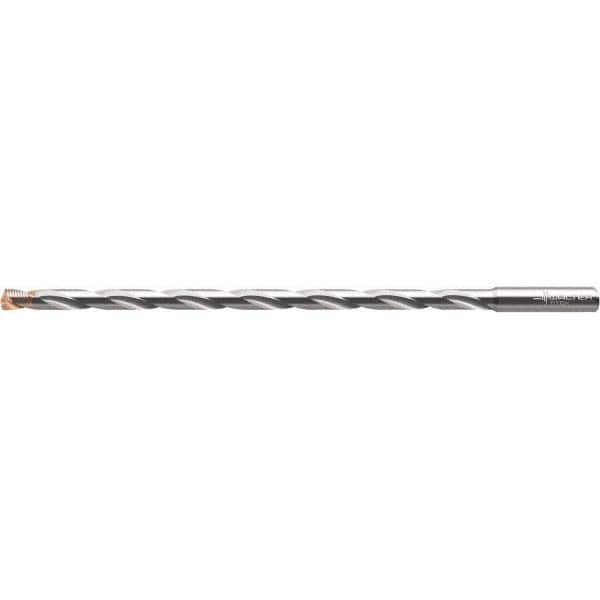 Walter-Titex - 3.51mm 140° 2-Flute Solid Carbide Extra Length Drill Bit - Exact Industrial Supply
