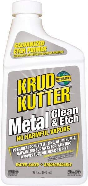 Krud Kutter - 32 Fl oz Bottle Cleaner/Etcher - 200 to 300 Sq Ft/Gal Coverage - Exact Industrial Supply
