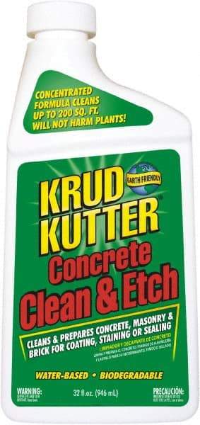 Krud Kutter - 32 Fl oz Spray Bottle Cleaner/Etcher - 200 to 300 Sq Ft/Gal Coverage - Exact Industrial Supply