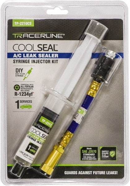 Spectroline - 3 Piece Automotive Leak Detector Kit - Uses UV Method, For A/C Systems & Hoses - Exact Industrial Supply