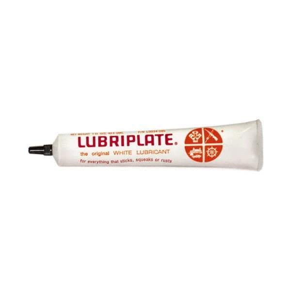 Lubriplate - 1.75 oz Tube Calcium General Purpose Grease - Off White, 150°F Max Temp, NLGIG 0, - Exact Industrial Supply
