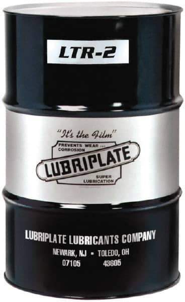 Lubriplate - 400 Lb Drum Lithium Extreme Pressure Grease - Red, Extreme Pressure & High Temperature, 400°F Max Temp, NLGIG 2, - Exact Industrial Supply