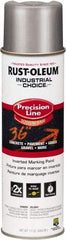 Rust-Oleum - 16 fl oz Silver Marking Paint - Solvent-Based Formula - Exact Industrial Supply