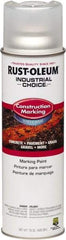 Rust-Oleum - 15 fl oz Clear Marking Paint - Water-Based Formula - Exact Industrial Supply