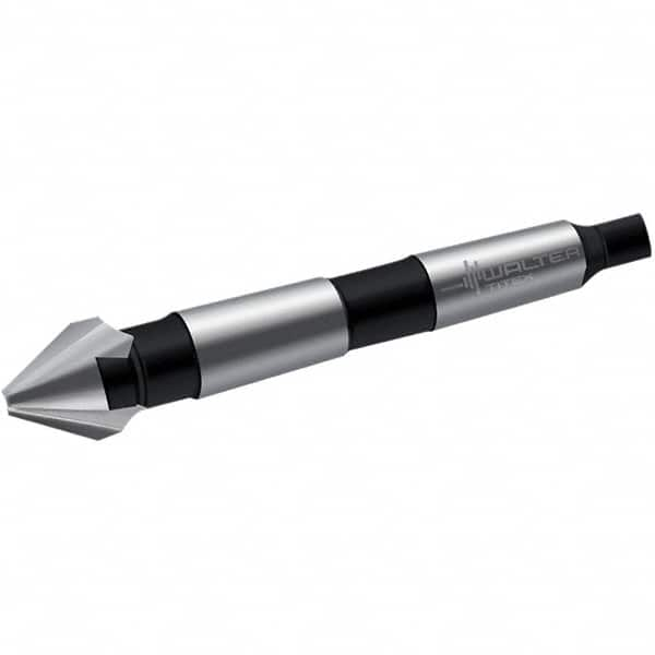 Walter-Titex - 25mm Head Diam, 3 Flute 60° High Speed Steel Countersink - Exact Industrial Supply