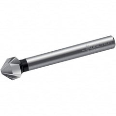 Walter-Titex - 5.3mm Head Diam, 4mm Shank Diam, 3 Flute 90° High Speed Steel Countersink - Exact Industrial Supply