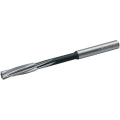 Walter-Titex - 9.93mm Cobalt 6 Flute Chucking Reamer - Spiral Flute, 10mm Straight Shank, 38mm Flute Length, 133mm OAL - Exact Industrial Supply