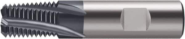 Walter-Prototyp - 1/16-27, 0.2165" Cutting Diam, 3 Flute, Solid Carbide Helical Flute Thread Mill - Internal Thread, 11.5mm LOC, 57mm OAL, 6mm Shank Diam - Exact Industrial Supply