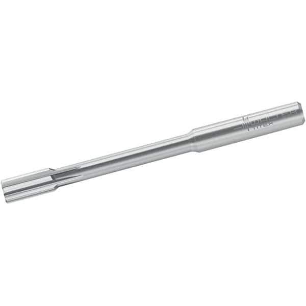 Walter-Titex - 9.98mm Solid Carbide 6 Flute Chucking Reamer - Straight Flute, 10mm Straight Shank, 20mm Flute Length, 120mm OAL - Exact Industrial Supply