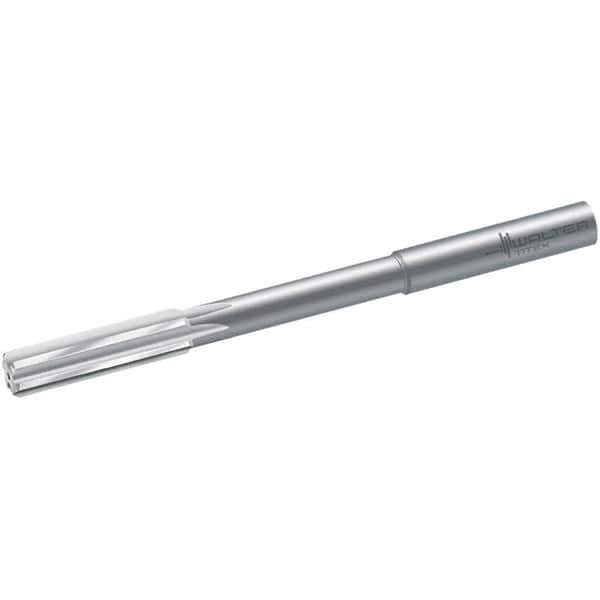 Walter-Titex - 18mm Solid Carbide 8 Flute Chucking Reamer - Straight Flute, 18mm Straight Shank, 52mm Flute Length, 182mm OAL - Exact Industrial Supply