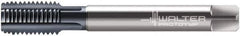 Walter-Prototyp - 5/8-11 UNC 2B 4 Flute TiCN Finish Powdered Metal Straight Flute Machine Tap - Modified Bottoming, Right Hand Thread, 110.01mm OAL, 24.99mm Thread Length, Oversize, Through Coolant - Exact Industrial Supply