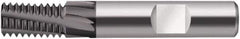 Walter-Prototyp - 0.3937" Cutting Diam, 5 Flute, Solid Carbide Helical Flute Thread Mill - Internal Thread, 20mm LOC, 72mm OAL, 10mm Shank Diam - Exact Industrial Supply