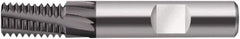 Walter-Prototyp - 0.4724" Cutting Diam, 6 Flute, Solid Carbide Helical Flute Thread Mill - Internal Thread, 1-1/16" LOC, 83mm OAL, 12mm Shank Diam - Exact Industrial Supply