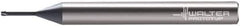 Walter-Prototyp - 5/16-18, 0.2441" Cutting Diam, 3 Flute, Solid Carbide Helical Flute Thread Mill - Internal Thread, 4.23mm LOC, 63mm OAL, 8mm Shank Diam - Exact Industrial Supply