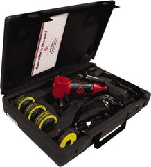 Chicago Pneumatic - 2" Wheel Diam, 22,000 RPM, Pneumatic Angle & Disc Grinder - 3/8-24 Spindle, 8 CFM, Side Exhaust - Exact Industrial Supply