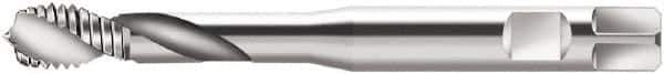 Walter-Prototyp - M8x1.25 Metric 2 Flute 6H Modified Bottoming Spiral Flute Tap - Cobalt, Bright Finish, 90mm OAL, Right Hand Flute, Right Hand Thread, Series S20516 - Exact Industrial Supply