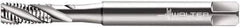 Walter-Prototyp - M3x0.50 Metric 3 Flute 6HX Bottoming Spiral Flute Tap - Cobalt, Bright Finish, 56mm OAL, Right Hand Flute, Right Hand Thread, Series 205106 - Exact Industrial Supply
