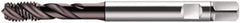 Walter-Prototyp - M6x1.00 Metric 3 Flute 6HX Modified Bottoming Spiral Flute Tap - Cobalt, Hardlube Finish, 80mm OAL, Right Hand Flute, Right Hand Thread, Series S2051312 - Exact Industrial Supply