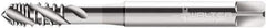 Walter-Prototyp - M10x1.50 Metric 3 Flute 6H Modified Bottoming Spiral Flute Tap - Cobalt, Bright Finish, 100mm OAL, Right Hand Flute, Right Hand Thread, Series P40519 - Exact Industrial Supply