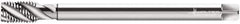 Walter-Prototyp - M8x1.25 Metric 3 Flute 6H Modified Bottoming Spiral Flute Tap - Cobalt, Bright Finish, 180mm OAL, Right Hand Flute, Right Hand Thread, Series P2056935 - Exact Industrial Supply