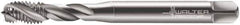 Walter-Prototyp - M5x0.80 Metric 3 Flute 6H Modified Bottoming Spiral Flute Tap - Cobalt, Bright Finish, 70mm OAL, Right Hand Flute, Right Hand Thread, Series 7051770 - Exact Industrial Supply