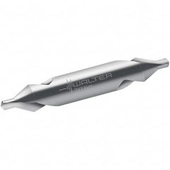 Walter-Titex - Metric Plain Cut 60° Incl Angle High Speed Steel Combo Drill & Countersink - Exact Industrial Supply