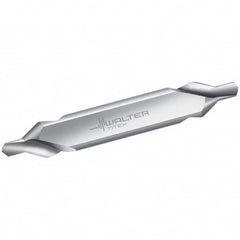 Walter-Titex - Metric Plain Cut 60° Incl Angle High Speed Steel Combo Drill & Countersink - Exact Industrial Supply