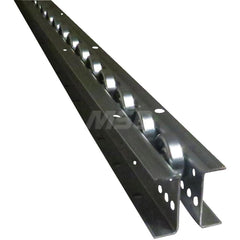 Gravity Conveyors; Conveyor Type: Flow Rail; Component: Wheel; Telescopic: No; Roller Diameter (Decimal Inch): 1.9400; Overall Width: 3; Wheel Material: Zinc Plated Steel; Minimum Extended Length: 5.0 ft; Maximum Extended Length: 5.0000; Minimum Height: 2