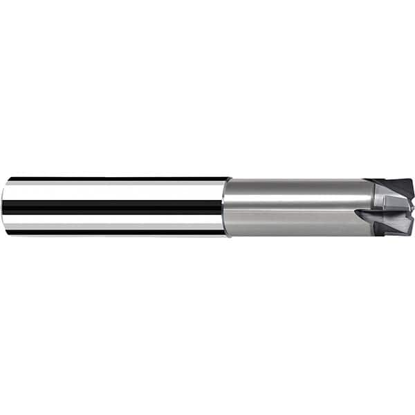 Fraisa - 1/2" Diam Solid Carbide Single End 4 Flute High-Feed End Mill - Exact Industrial Supply