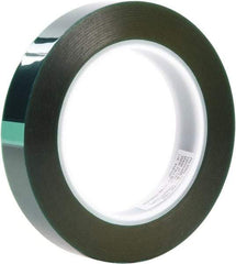 3M - 3/4" Wide x 72 Yd Long Green Polyester Film Masking Tape - Series 8992, 3.2 mil Thick - Exact Industrial Supply