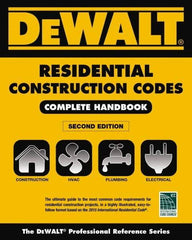 DELMAR CENGAGE Learning - DEWALT 2015 Residential Construction Codes: Complete Handbook Publication, 2nd Edition - by Underwood, Delmar/Cengage Learning - Exact Industrial Supply