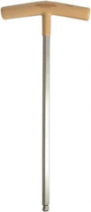 Paramount - 10mm Hex, T-Handle Cushion Grip, Ball End Hex Key - 12-7/64" OAL, Protanium High Torque Steel, Metric System of Measurement - Exact Industrial Supply