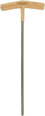 Paramount - 6mm Hex, T-Handle Cushion Grip, Ball End Hex Key - 10-1/2" OAL, Protanium High Torque Steel, Metric System of Measurement - Exact Industrial Supply