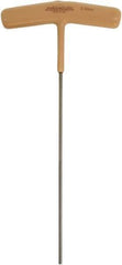 Paramount - 2.5mm Hex, T-Handle Cushion Grip, Hex Key - 6-51/64" OAL, Protanium High Torque Steel, Metric System of Measurement - Exact Industrial Supply