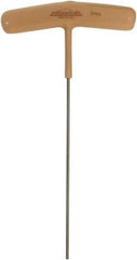 Paramount - 2mm Hex, T-Handle Cushion Grip, Hex Key - 5-29/32" OAL, Protanium High Torque Steel, Metric System of Measurement - Exact Industrial Supply
