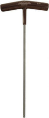 Paramount - 3/16" Hex, T-Handle Cushion Grip, Ball End Hex Key - 9-51/64" OAL, Protanium High Torque Steel, Inch System of Measurement - Exact Industrial Supply