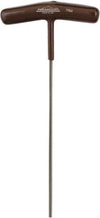 Paramount - 7/64" Hex, T-Handle Cushion Grip, Hex Key - 6-51/64" OAL, Protanium High Torque Steel, Inch System of Measurement - Exact Industrial Supply