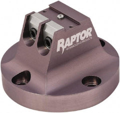 Raptor Workholding - 3/4" Jaw Width, 3" High Dovetail Vise - For Use with 4 & 5 Axis Workholding Systems - Exact Industrial Supply